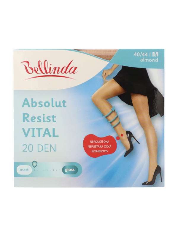 Bellinda Absolut Resist Vital harisnya 20Den almond M-es méret - 1 db