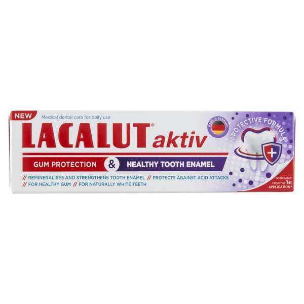 Lacalut aktiv fogkrém a fogíny & fogzománc védelmére - 75 ml