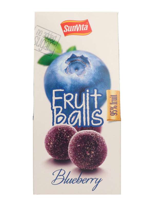Sunvita kékáfonyás gyümölcsgolyó kékáfonyapor borításban - 1 db