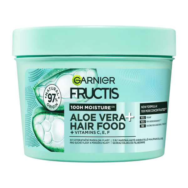 Garnier Fructis Hair Food Aloe Vera hajpakolás - 400 ml