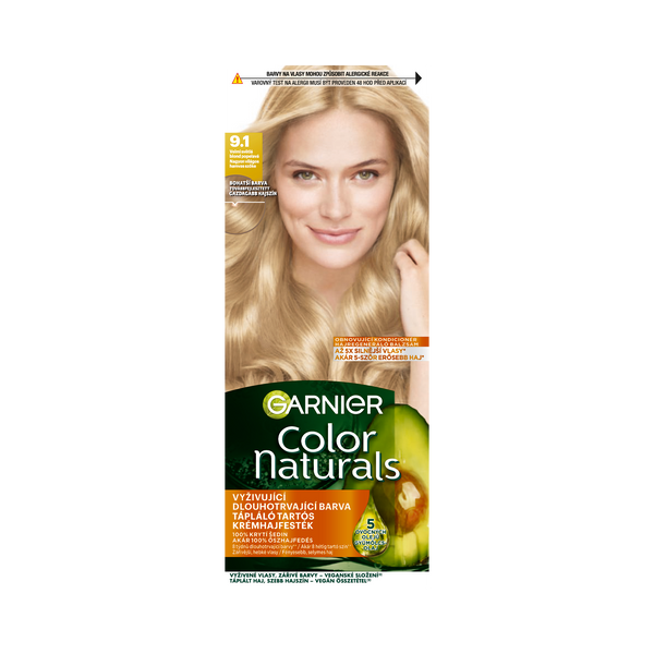 Garnier Color Naturals tartós hajfesték /9.1 nagyon világos hamvas szőke - 112 ml