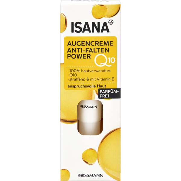 Isana Q10 Anti-ránc Power szemkörnyékápoló krém - 15 ml