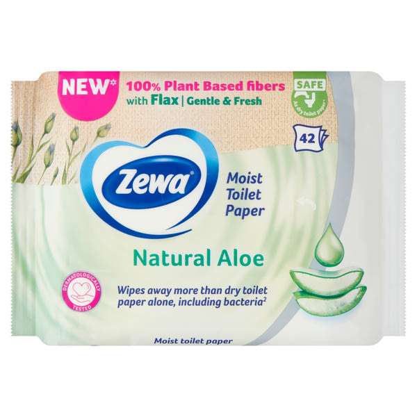 Zewa Aloe Vera nedves toalettpapapír - 42 db