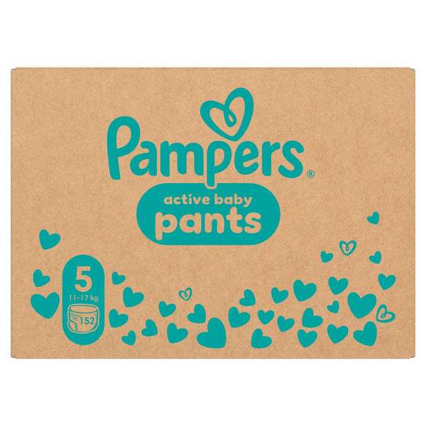 Pampers Active Baby bugyipelenka 11-17 kg, méret: 5 - 152 db