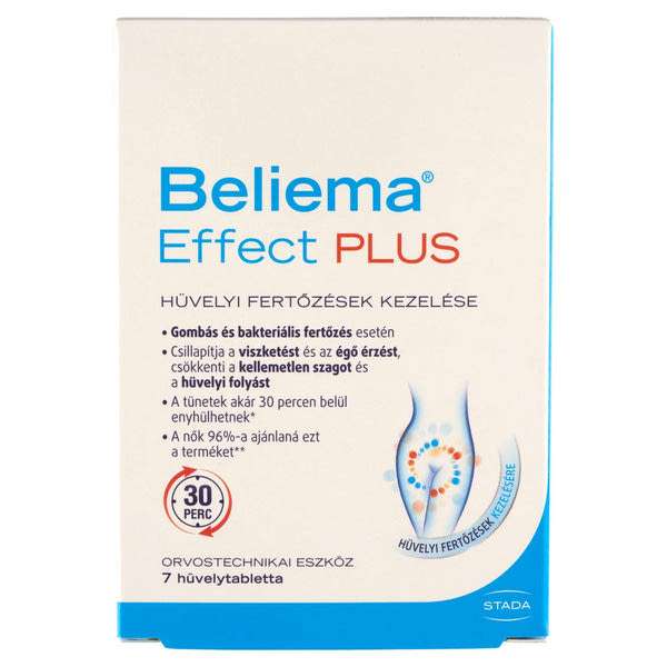 Beliema Effect Plus hüvelytabletta - 7 db
