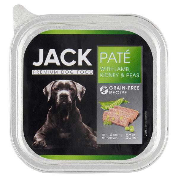 Jack Premium alutál pástétom bárányhússal, vesével és zöldborsóval  - 150 g