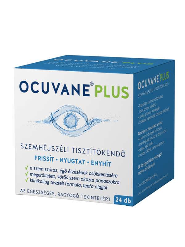 Ocuvane plus szemhéjszéli tisztítókendő - 24 db