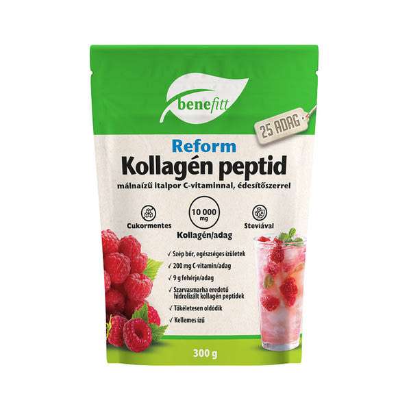 Benefitt Reform marhakollagén italpor, málna - 300 g