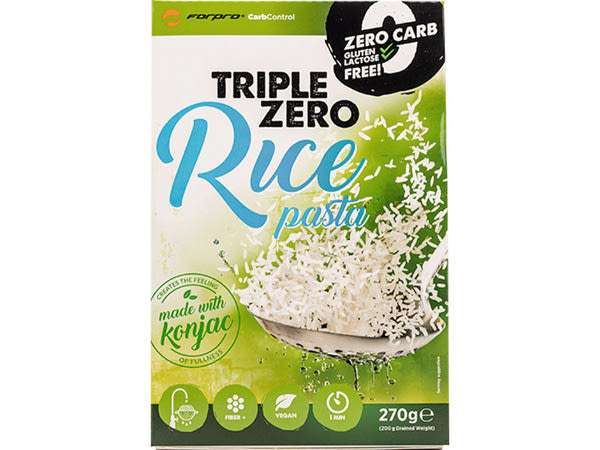 Forpro Carb Control Triple Zero Pasta rizs - 270 g