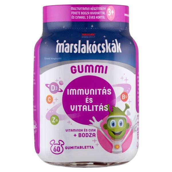 Marslakócskák gumivitamin bodzával - 60 db