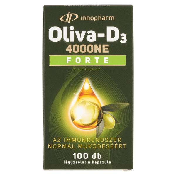 Innopharm Oliva D3 4000NE lágykapszula - 100 db