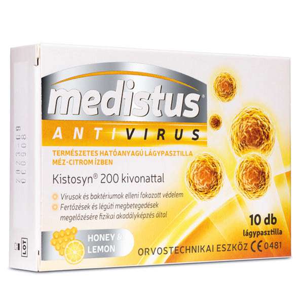 Medistus antivírus mézes-citromos ízű lágykapszula - 10 db