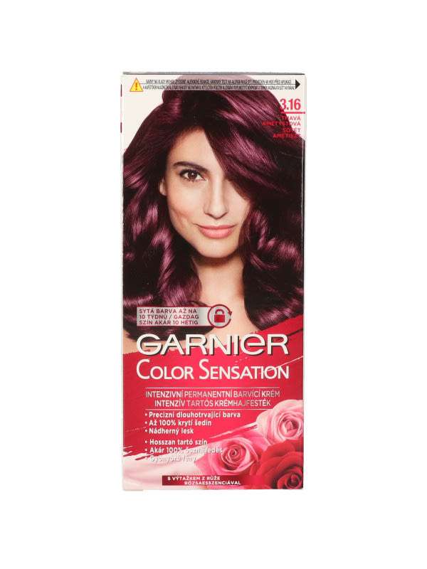 Garnier Color Sensation hajfesték 3.16 Sötét ametiszt - 1 db