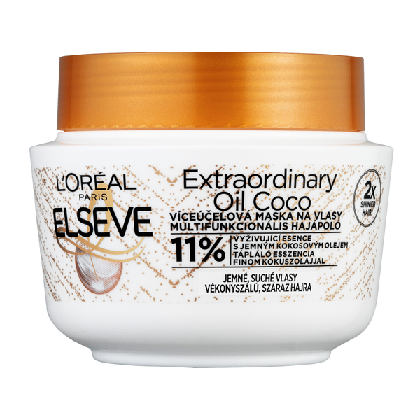 L'Oréal Paris Elseve Extraordinary Oil Coco hajpakolás kókuszolajjal - 300 ml