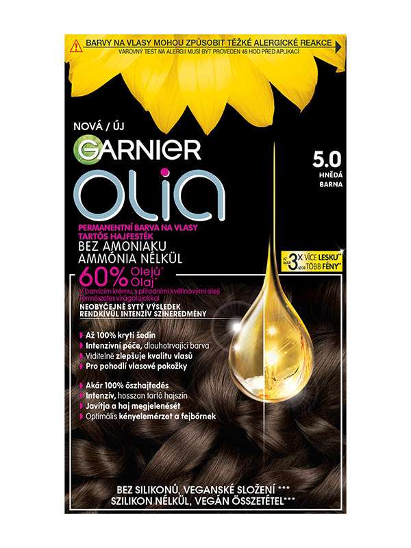 Garnier Olia hajfesték 5.0 Brown - 1 db