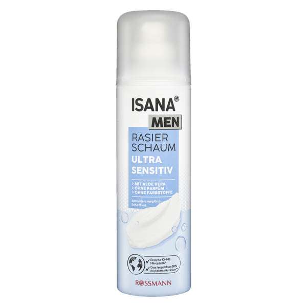 Isana Men Ultra Sensitive borotvahab - 300 ml