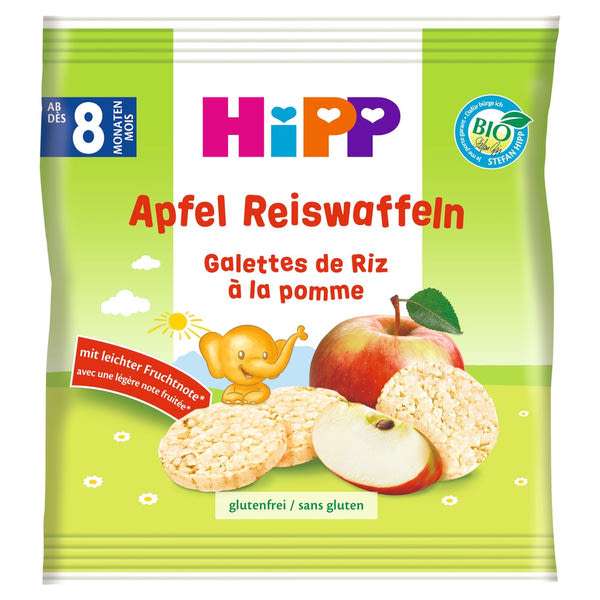 Hipp almás rizskorong 8 hónapos kortól - 30 g