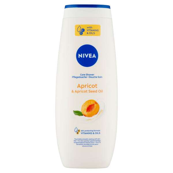 Nivea tusfürdő apricot & apricot seed oil - 500 ml