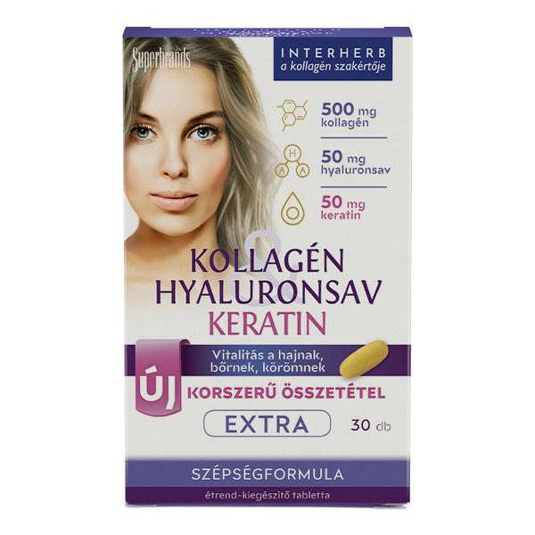 Interherb Kollagén És Hyaluronsav Extra kapszula - 30 db