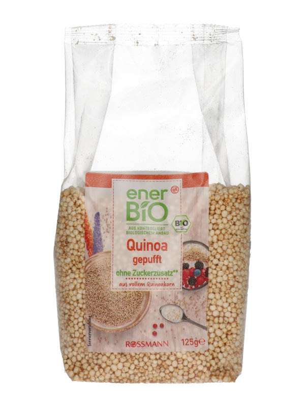 enerBio puffasztott quinoa - 125 g