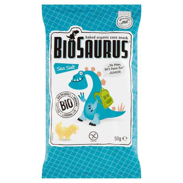 Biopont Biosaurus kukorica snack tengeri sóval - 50 g