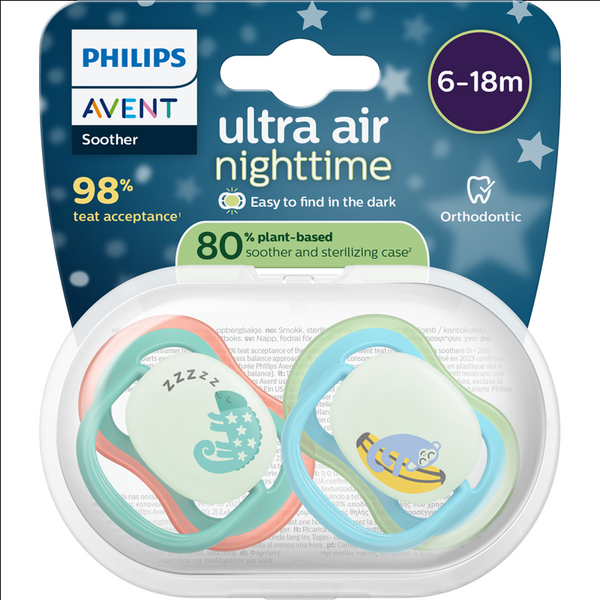 Avent Ultra Air Night éjszakai játszócumi 6-18 hónapos korig /fiú - 2 db