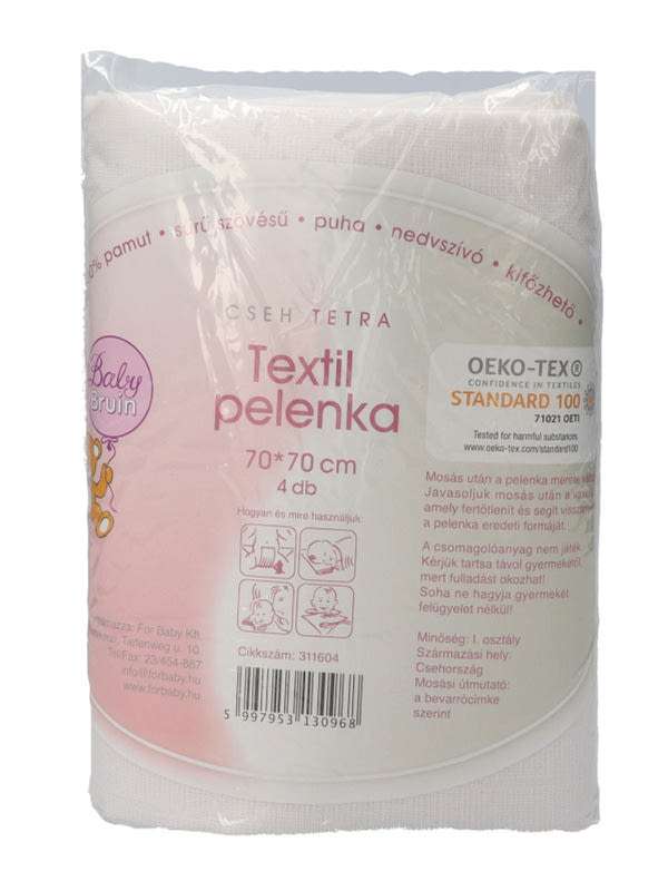 BabyBruin textilpelenka - 4 db