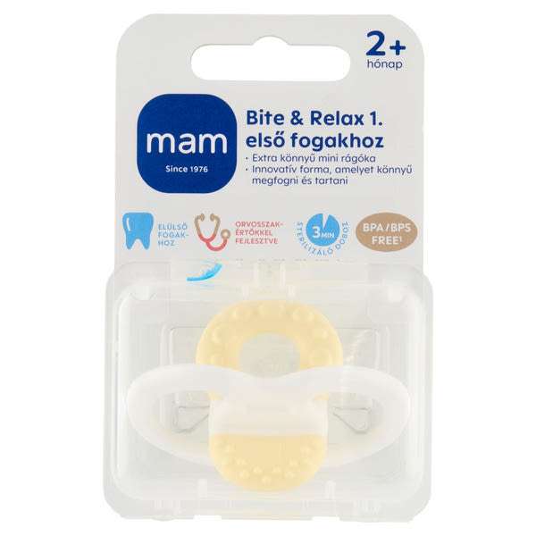 Mam Bite&Relax mini rágóka 2 hónapos kortól - 1 db