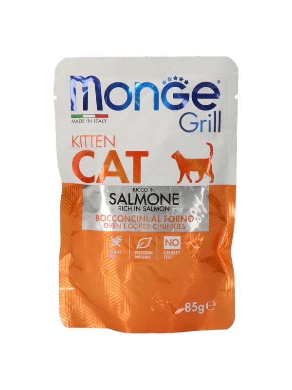 Monge alutasak macskáknak grill falatkák lazac - 85 g