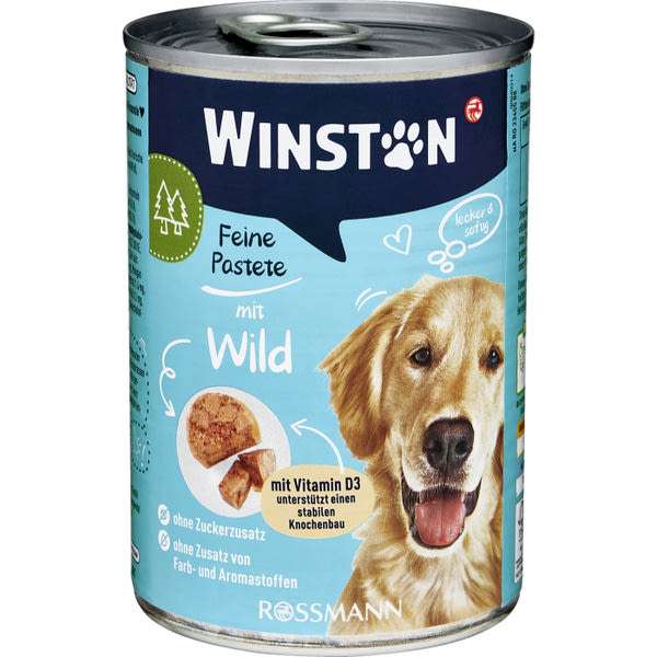 Winston állateledel felnőtt kutyáknak, vadhússal - 400 g