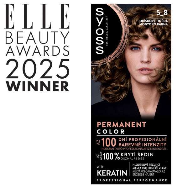 Syoss Color hajfesték 5-8 mogyoróbarna - 1 db