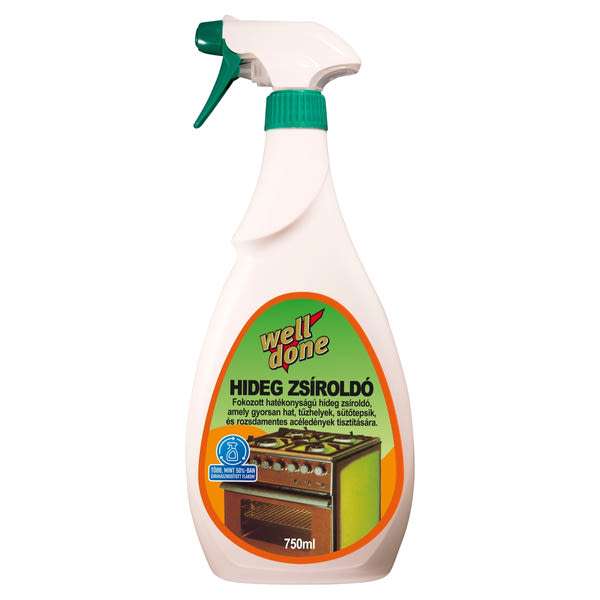 Well Done Szórófejes Hideg Zsíroldó - 750 ml