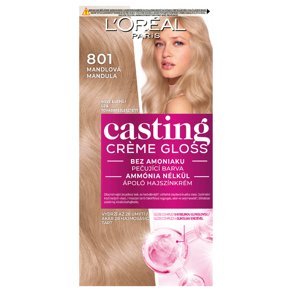 L'Oréal Paris Casting Creme Gloss hajszínező /801 mandula - 1 db