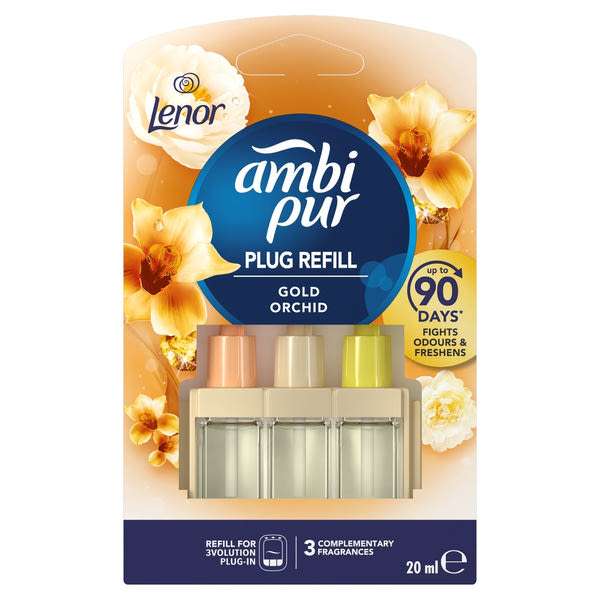 Ambi Pur 3Volution Gold Orchid elektromos légfrissítő utántöltő  - 20 ml