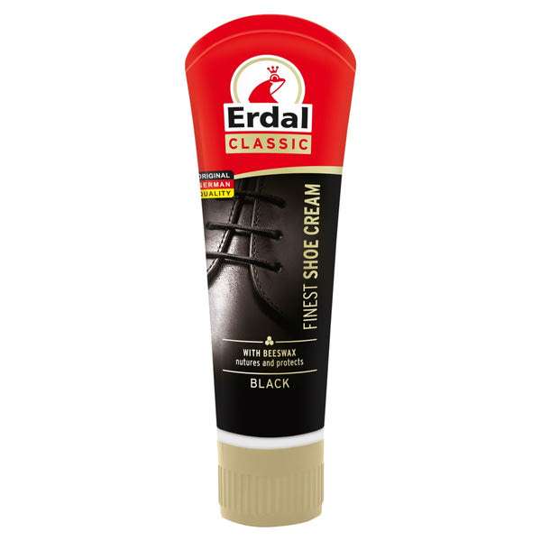 Erdal Classic fekete finombőr ápoló cipőkrém, méhviasszal - 60 ml