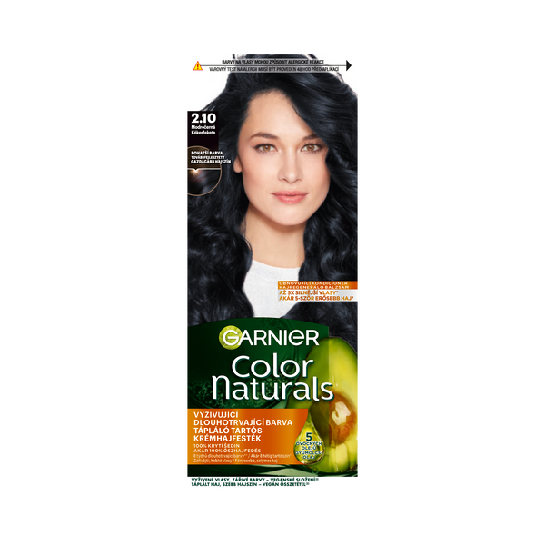Garnier Color Naturals tartós hajfesték /2.10 kékesfekete - 112 ml
