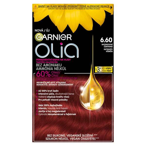 Garnier Olia hajfesték 6.60 Intense Red - 1 db