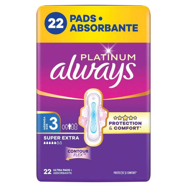Always Platinum Day & Night egészségügyi betét - 22 db