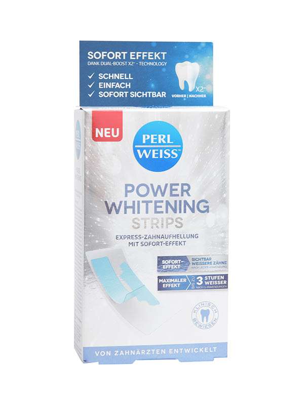 Perlweiss Power Whitening Strips fogfehérítő csíkok - 10 db
