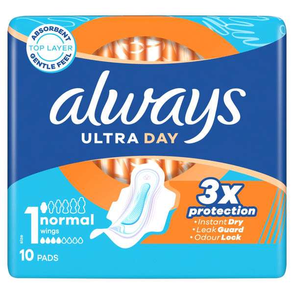 Always Ultra Micro Touch Normal Plus egészségügyi betét - 10 db