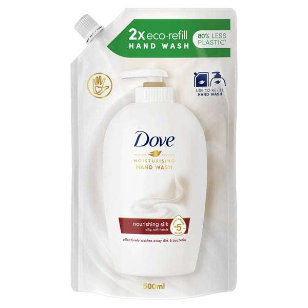 Dove Nourishing Silk folyékony krémszappan - 500 ml
