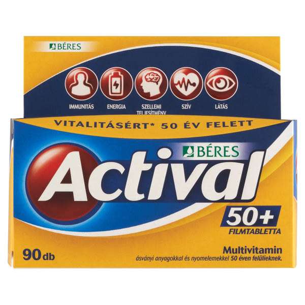 Béres Actival 50+ filmtabletta - 90 db
