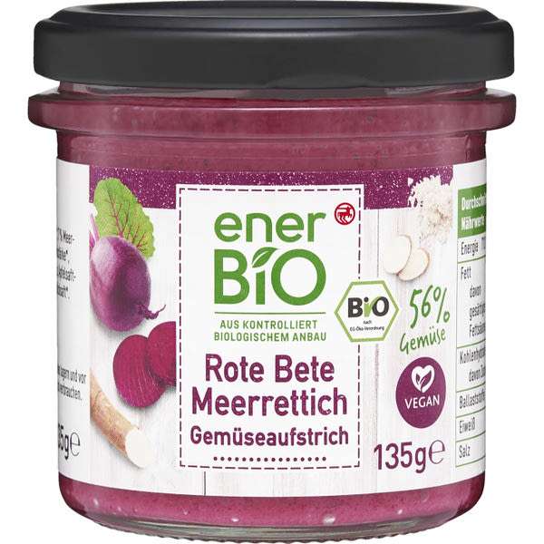 Ener-bio céklás-tormás zöldségkrém - 135 g