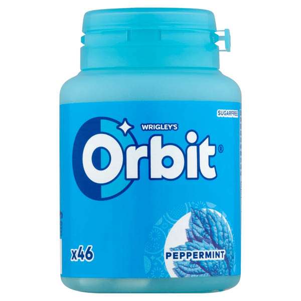 Orbit peppermint bottle-46 drazsé - 64 g
