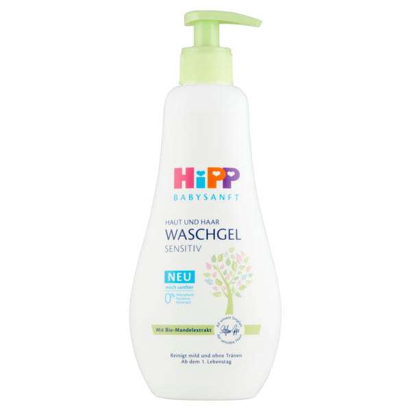 Hipp Babysanft mosakodógél pumpás - 400 ml