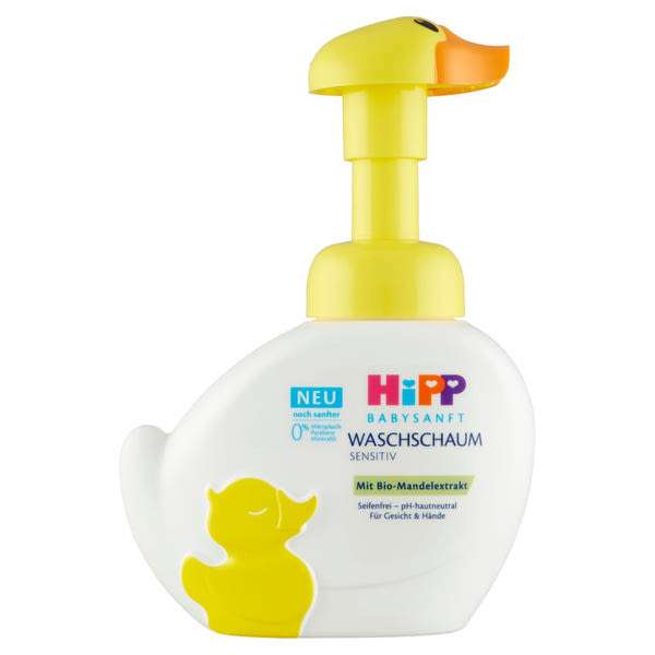 Hipp Babysanft kacsás pumpás mosakodóhab - 250 ml