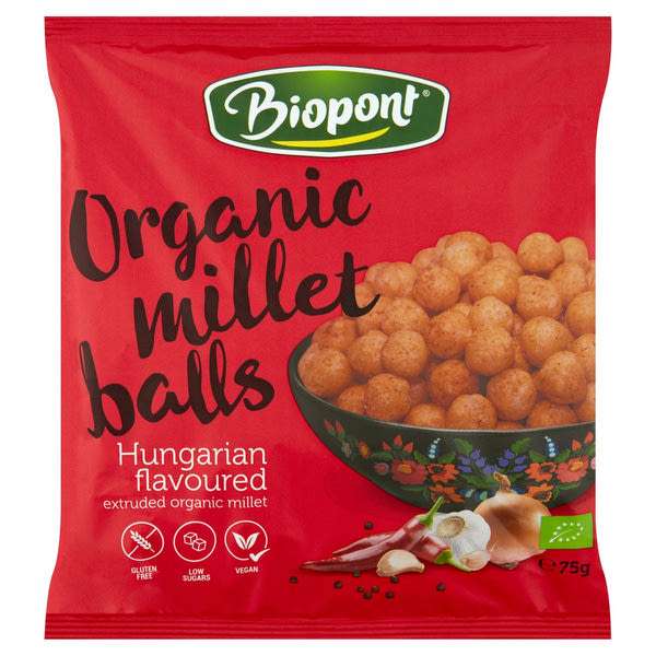 Biopont Bio extrudált kölesgolyó magyaros ízesítéssel - 75 g