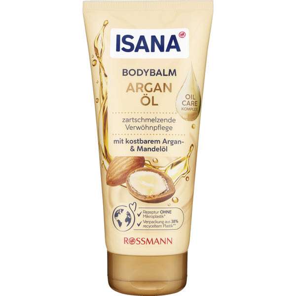 Isana testápoló argánolajjal - 200 ml
