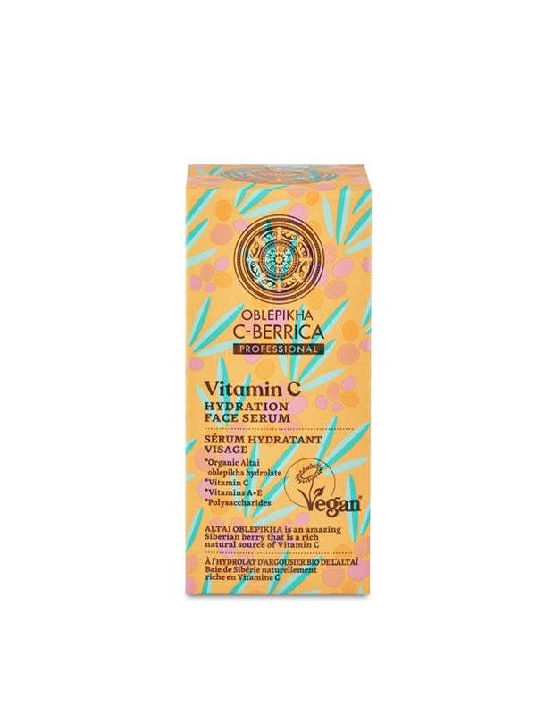 Natura Siberica Oblepikha C-Berrica hidratáló arcszérum C-vitaminnal - 30 ml