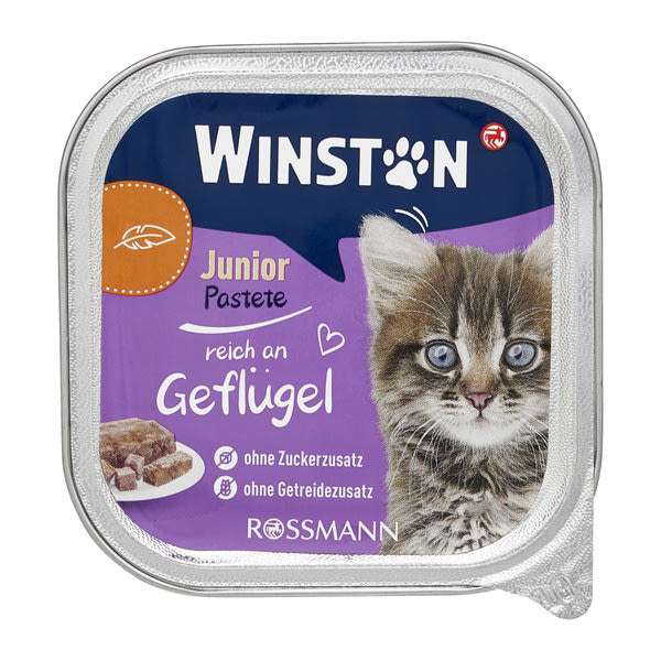 Winston Junior állateledel macskáknak szárnyassal - 100 g